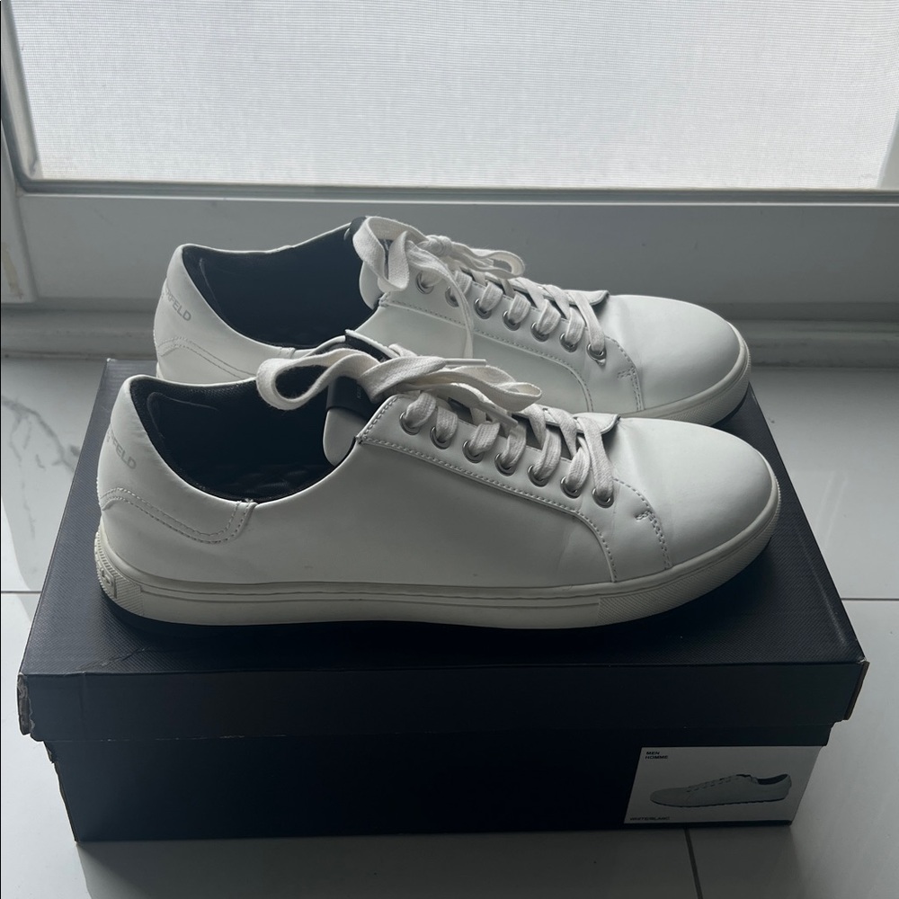 Karl Lagerfeld Sneakers White, US 10.5/UK 9.5.